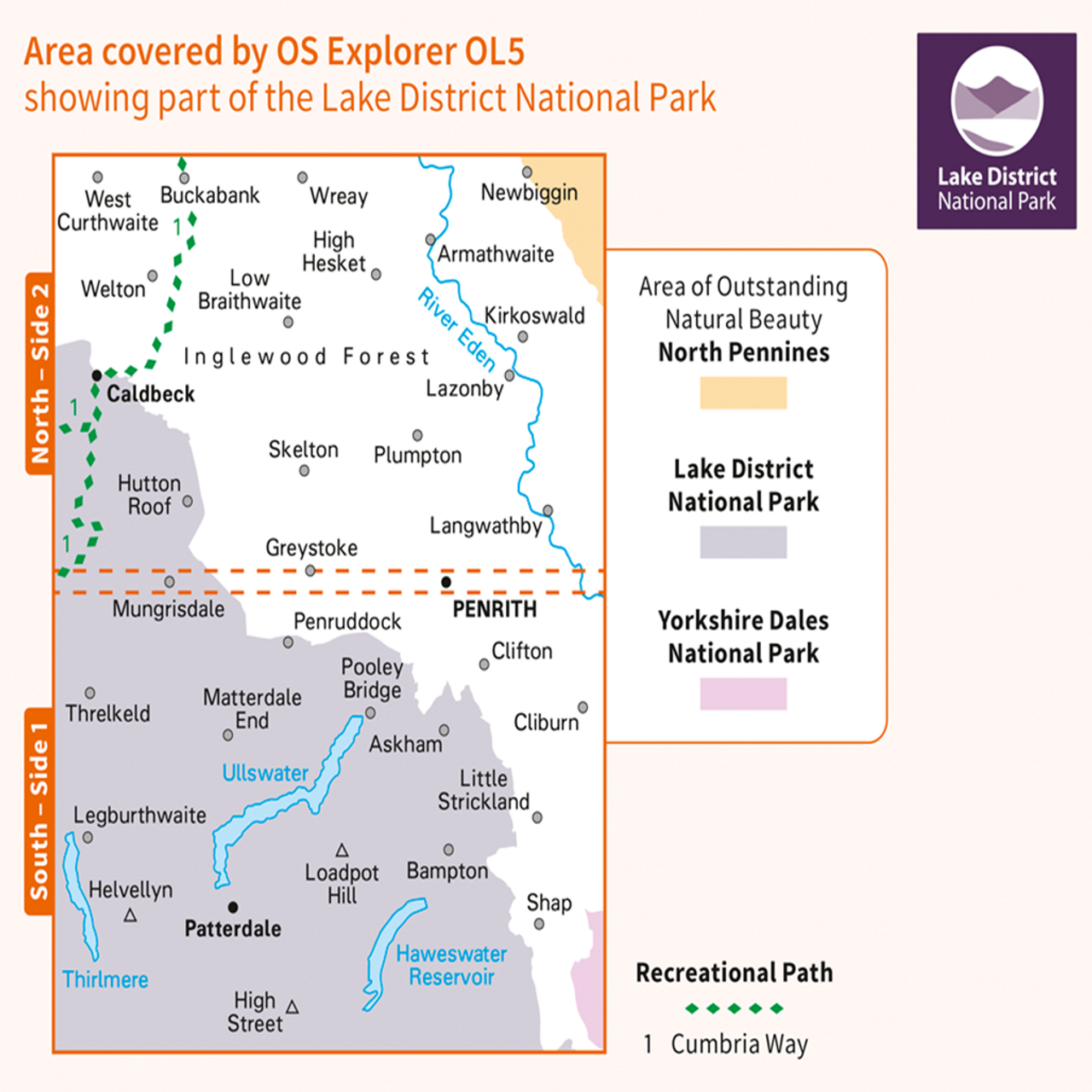 Ordnance Survey Explorer OL5 - Image 2